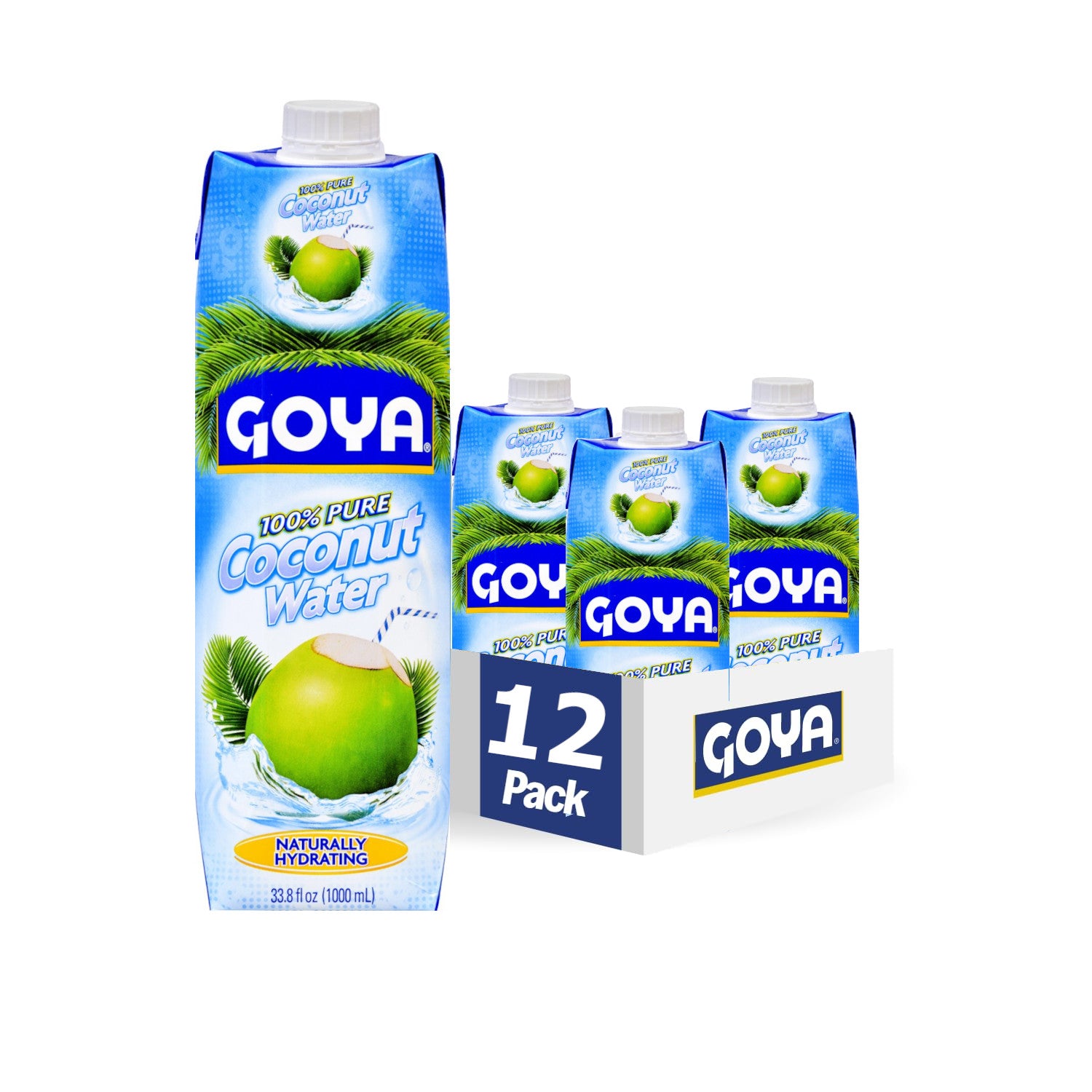 Goya Coconut Water 33oz 12 Pack