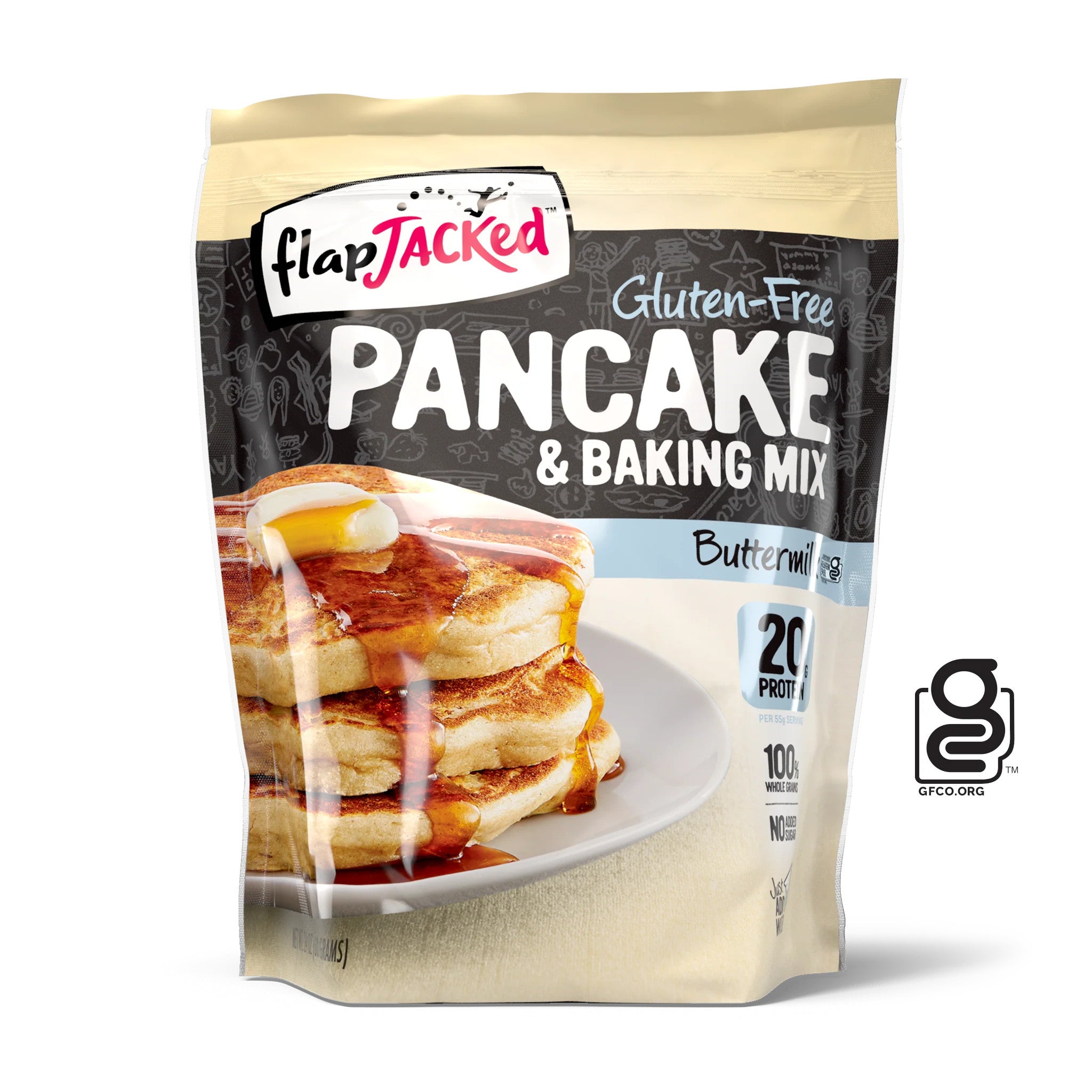 Gluten-Free Buttermilk Protein Pancake & Baking Mix 24oz - 4 Pack