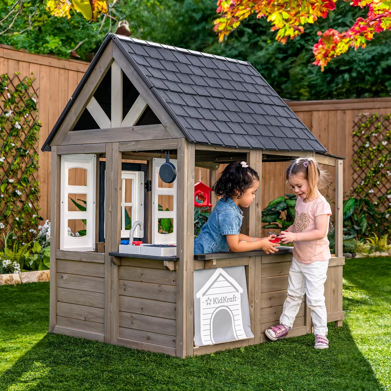 KidKraft Valley View Wooden Playhouse