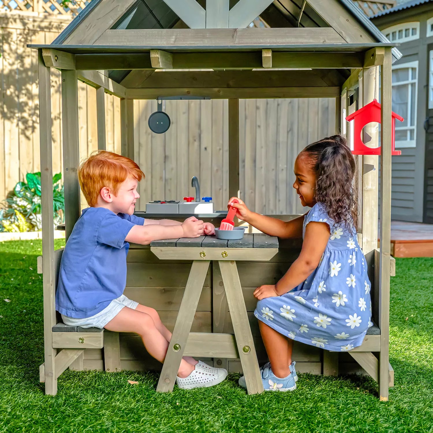 KidKraft Valley View Wooden Playhouse