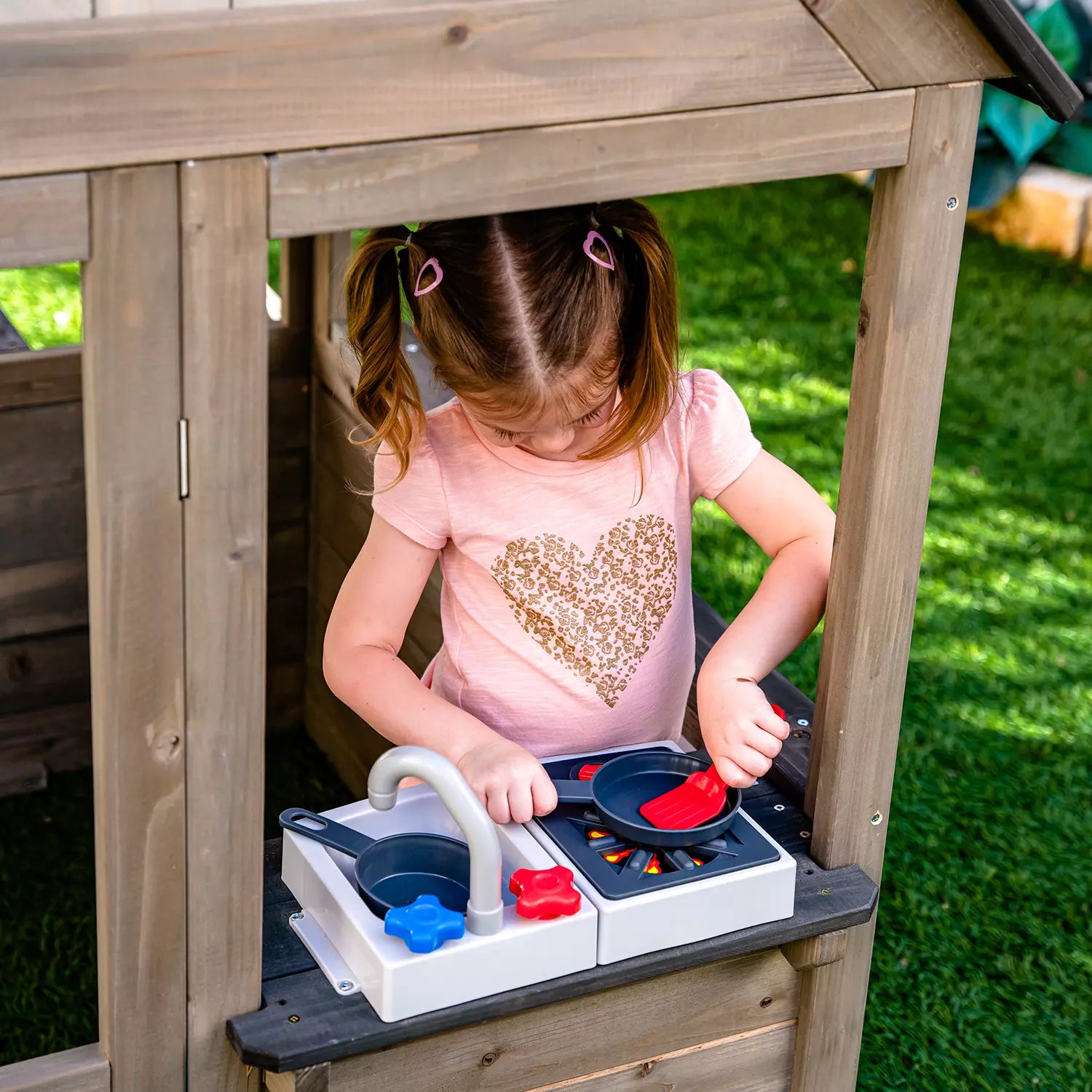 KidKraft Valley View Wooden Playhouse