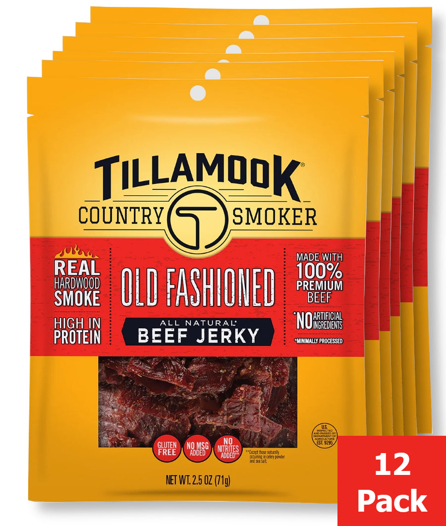 OLD FASHIONED BEEF JERKY TCS 12 Pack