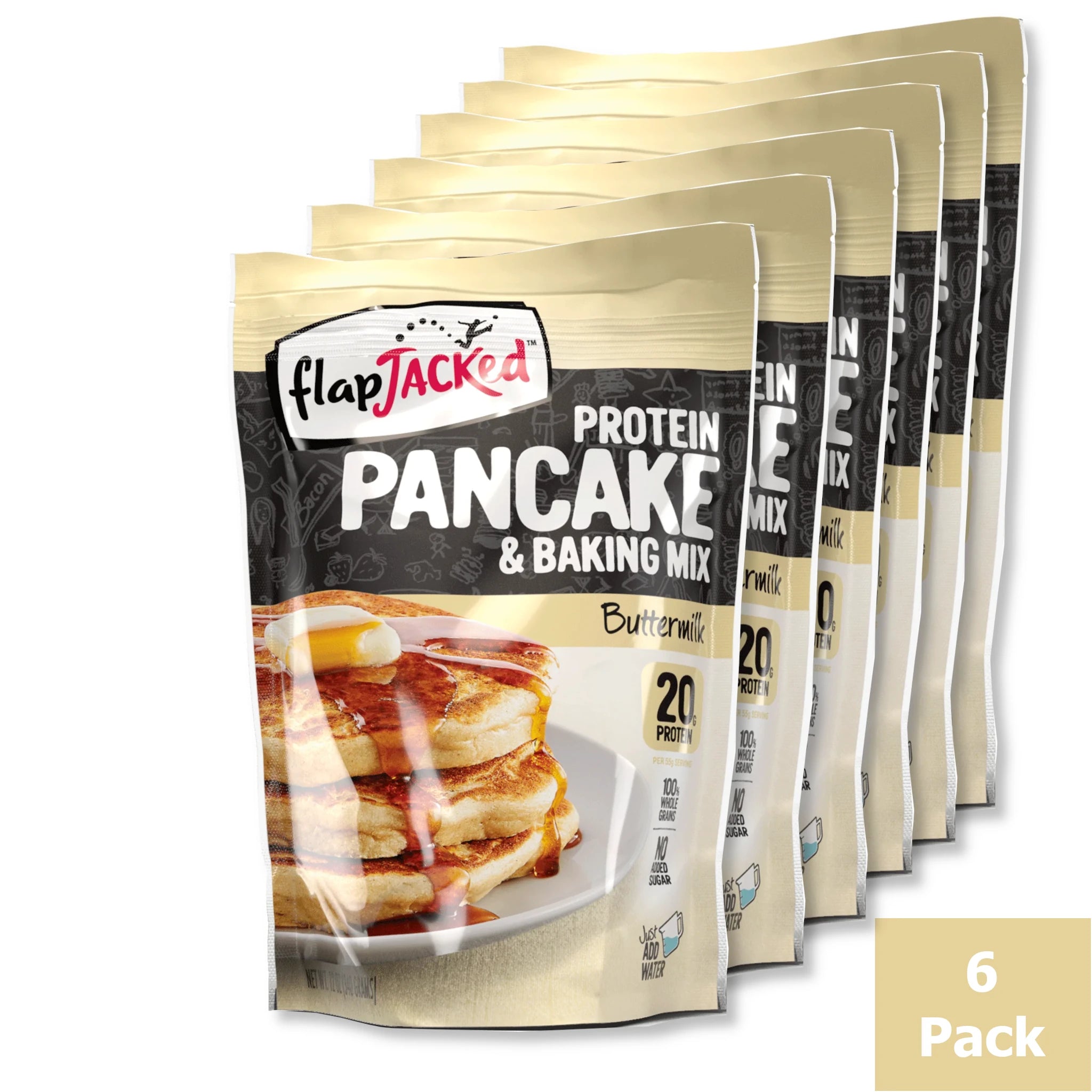 12oz - Buttermilk Protein Pancake & Baking Mix - 6 Pack