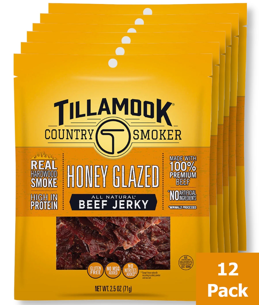 HONEY GLAZED Jerky TCS 12 Pack