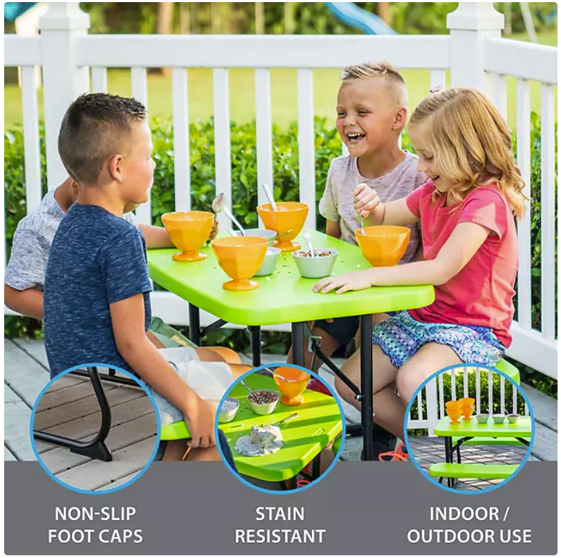 Lifetime Children's Picnic Table - Lime Green